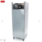  Καταψύκτης - 600L - 3 ρυθμιζόμενα ράφια (2/1 GN) - ανοξείδωτος χάλυβας - με γυάλινη πόρτα